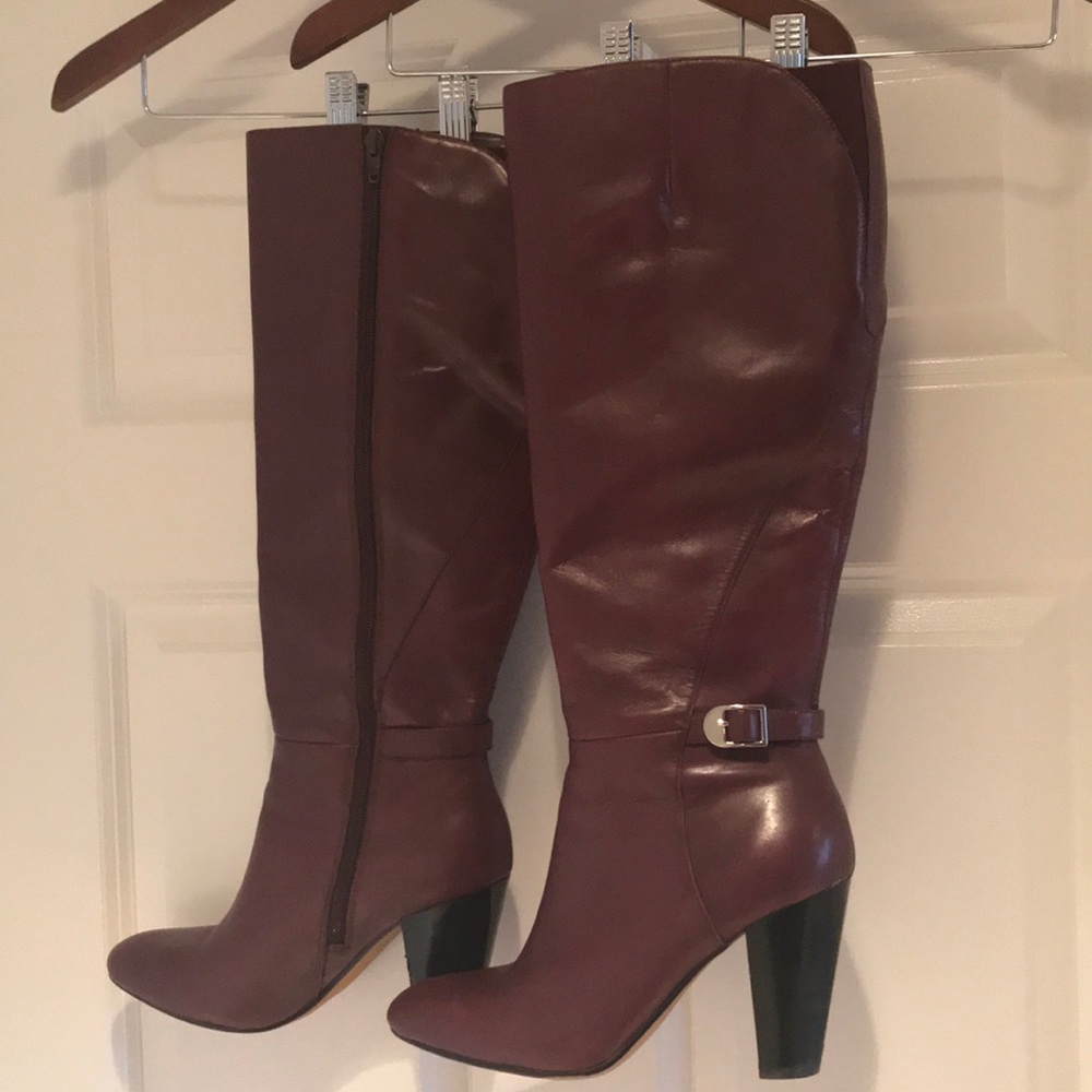 Marc Fisher Shayna Tall Dress Boots Rounded Toe